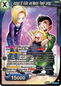 Android 18, Krillin, and Marron, Family United