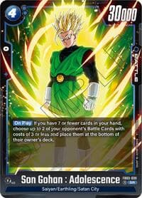 Son Gohan : Adolescence — Base
