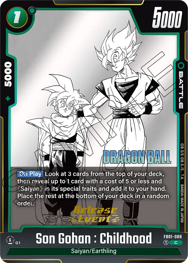 Son Gohan : Childhood