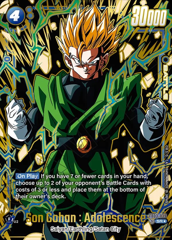 Son Gohan : Adolescence — Super Alt