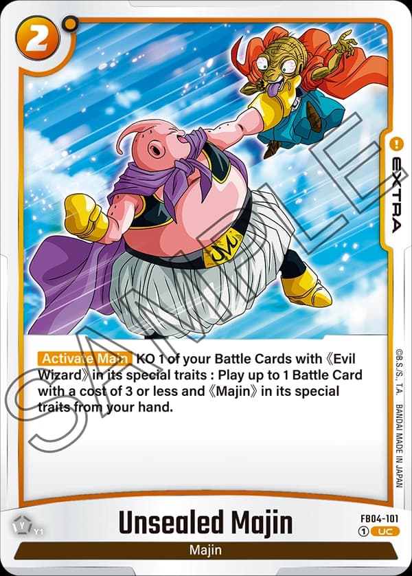 Unsealed Majin