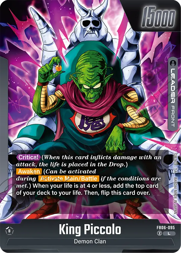 King Piccolo — Base