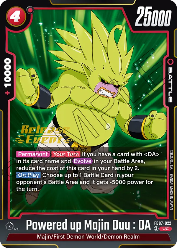 Powered up Majin Duu : DA — Alt Art