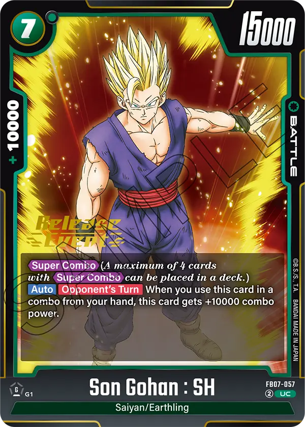 Son Gohan : SH — Super Alt