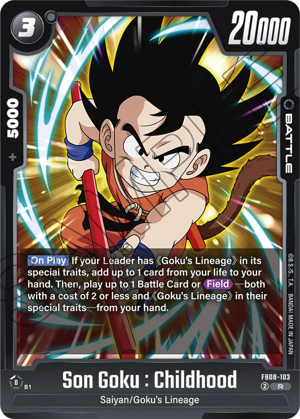 Son Goku : Childhood