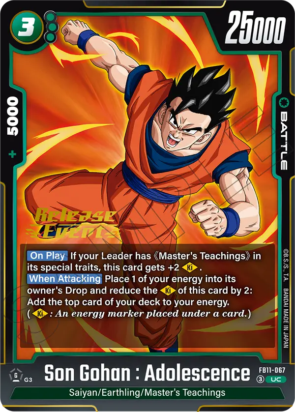 Son Gohan : Adolescence