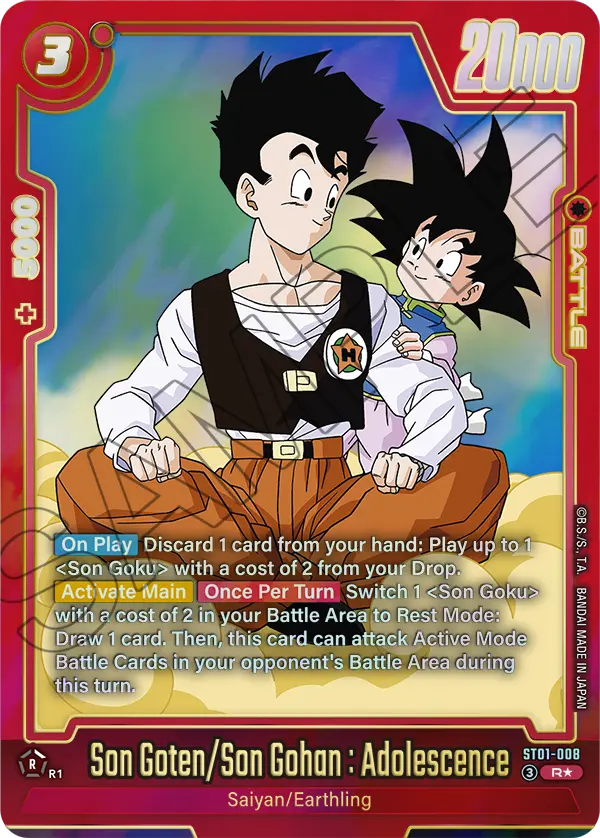 Son Goten/Son Gohan : Adolescence
