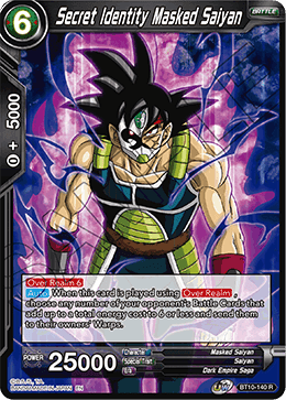 Secret Identity Masked Saiyan