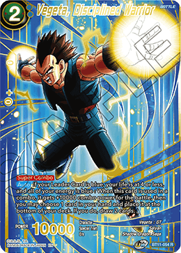 Vegeta, Disciplined Warrior