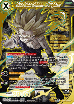 SS2 Son Gohan, Z Fighter