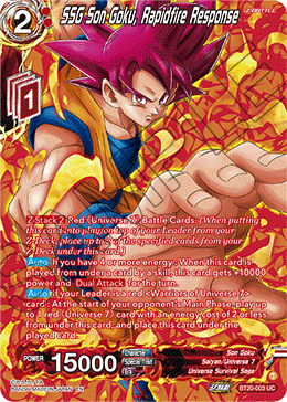 SSG Son Goku, Rapidfire Response