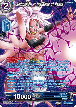 Android 21, in the Name of Peace