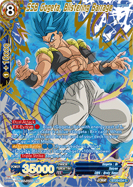SSB Gogeta, Blistering Barrage