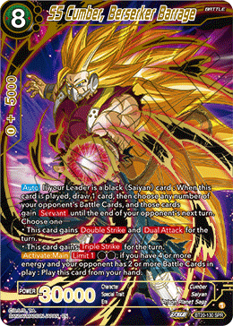SS Cumber, Berserker Barrage