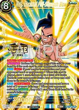 Uub, Focused Full-Strength Blow