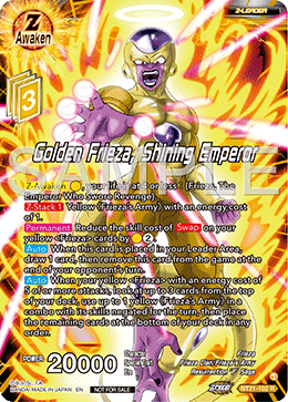Golden Frieza, Shining Emperor