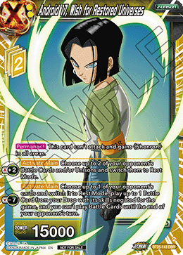 Android 17, Wish for Restored Universes