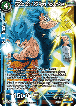 SSB Son Goku & SSB Vegeta, Height of Power