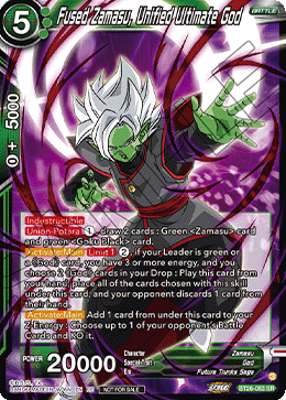 Fused Zamasu, Unified Ultimate God
