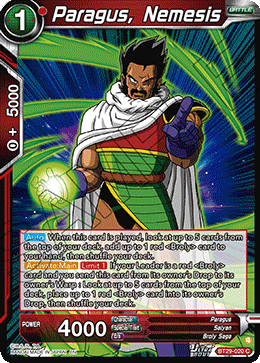 Paragus, Nemesis