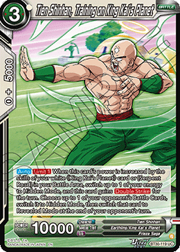 Tien Shinhan, Training on King Kai’s Planet