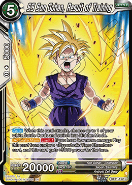 SS Son Gohan, Result of Training