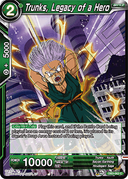 Trunks, Legacy of a Hero