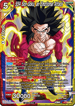 SS4 Son Goku, an Emotional Attack