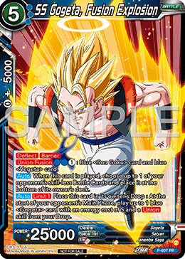 SS Gogeta, Fusion Explosion