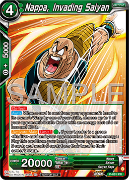 Nappa, Invading Saiyan