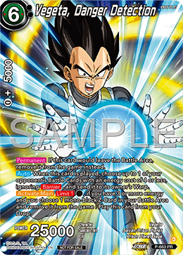 Vegeta, Danger Detection
